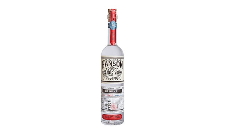 Best Vodkas Option Hanson of Sonoma Organic