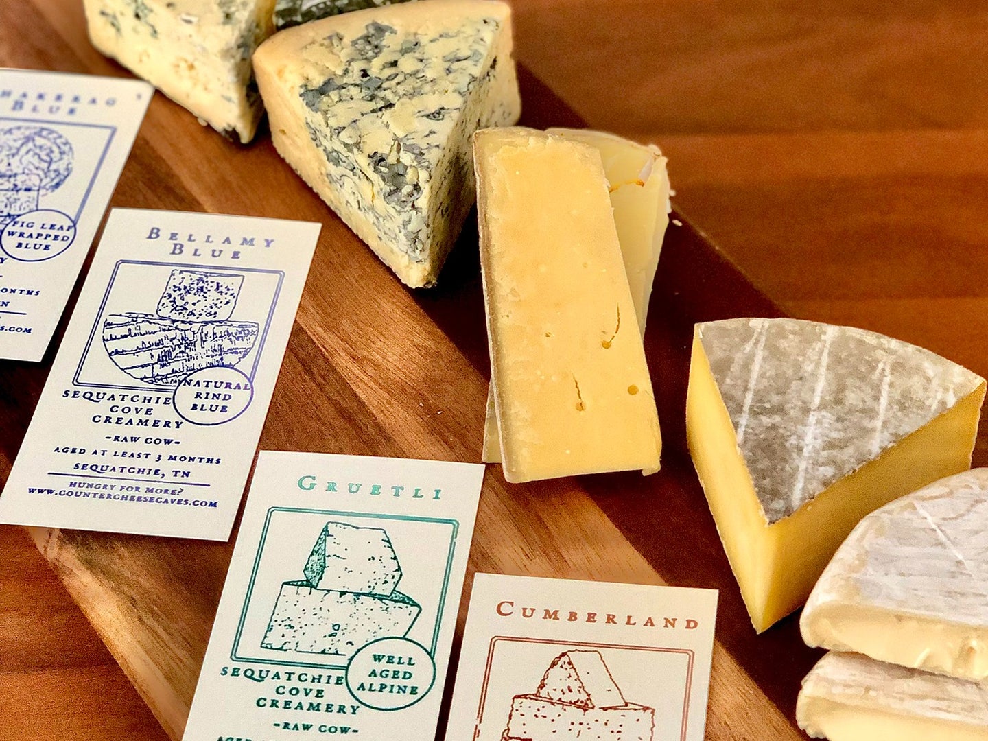 Southern CHeeses at Counter Cheese Caves