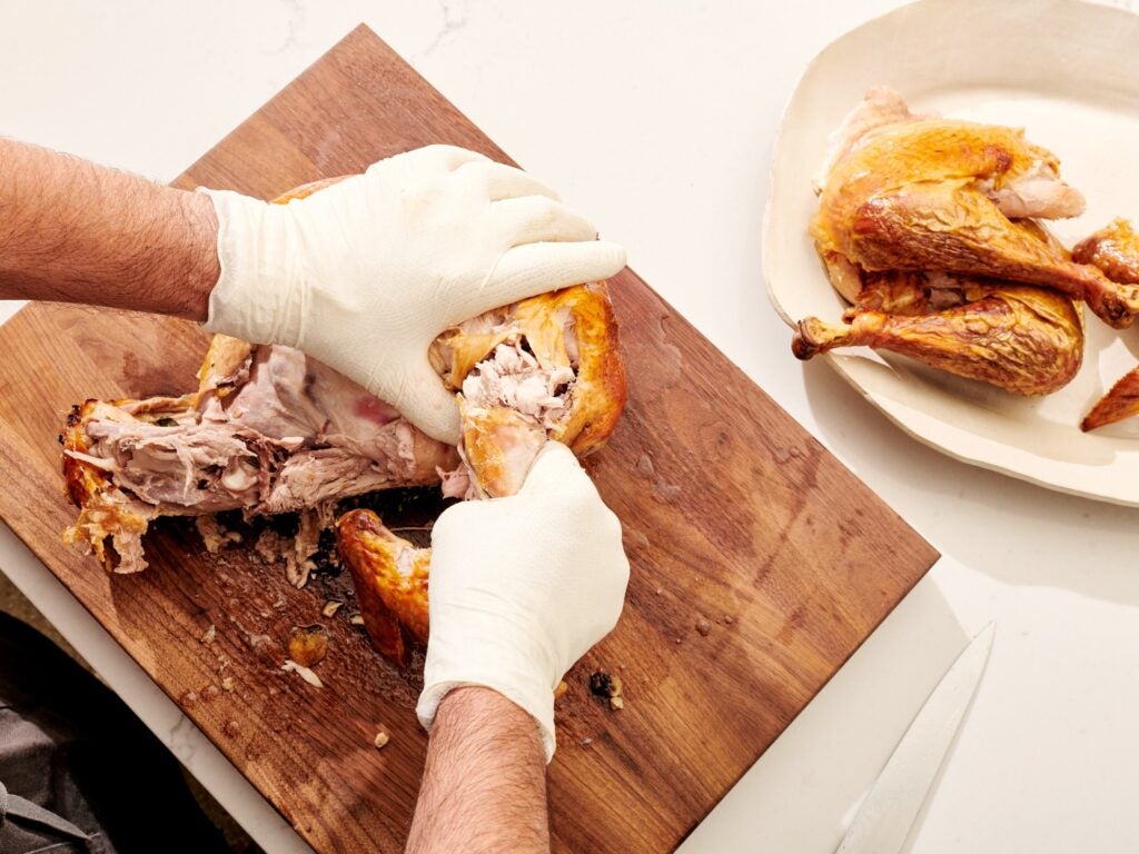 How to Carve a Turkey on a Cutting Board