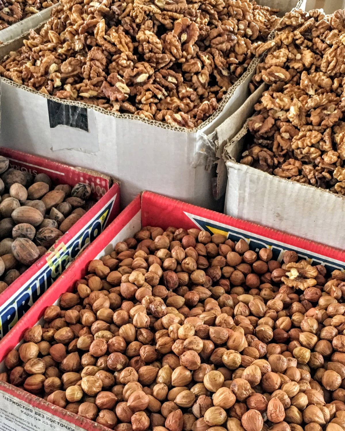 Georgian Walnuts at Market