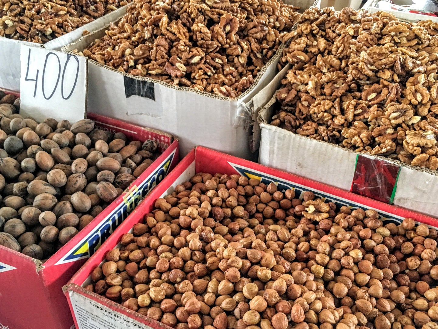 Georgian Walnuts at Market