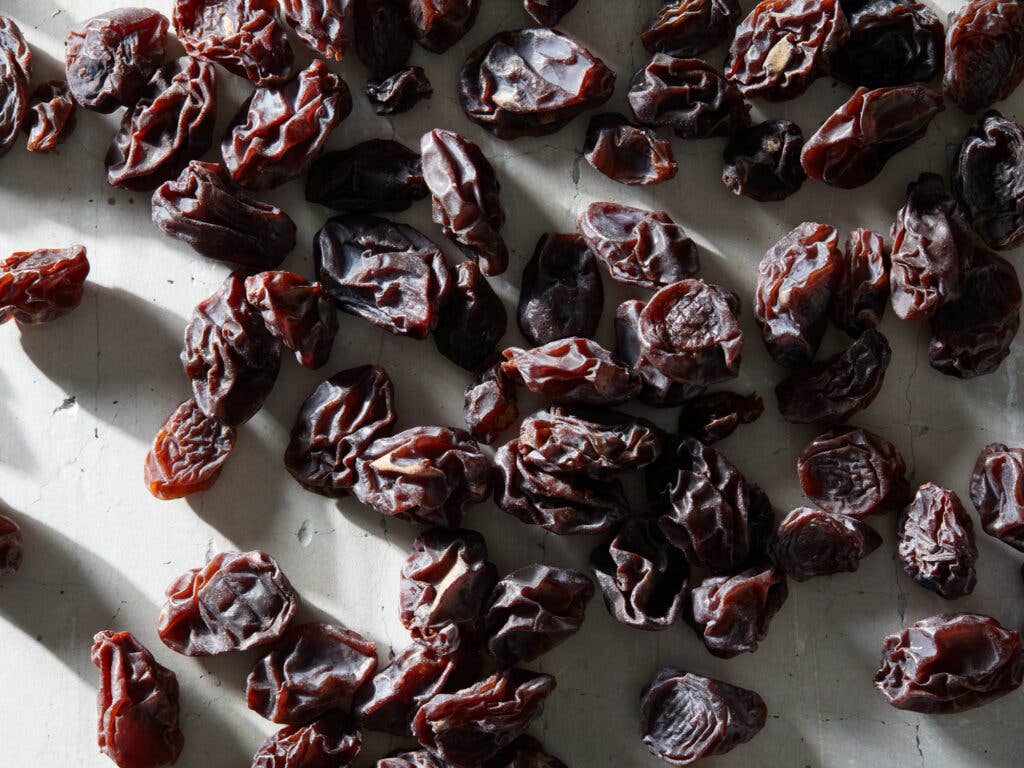 Zibibbo wine raisins from North Africa