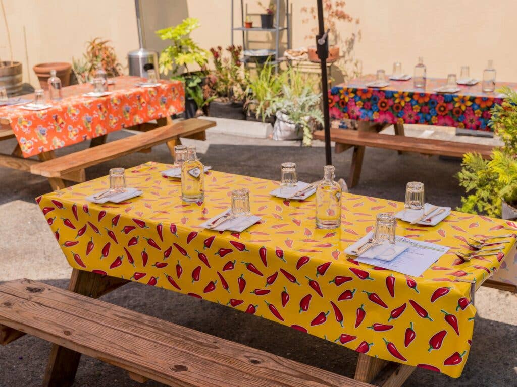 During the pandemic, Prubechu’s outdoor space was transformed to reflect Guam-style al fresco dining