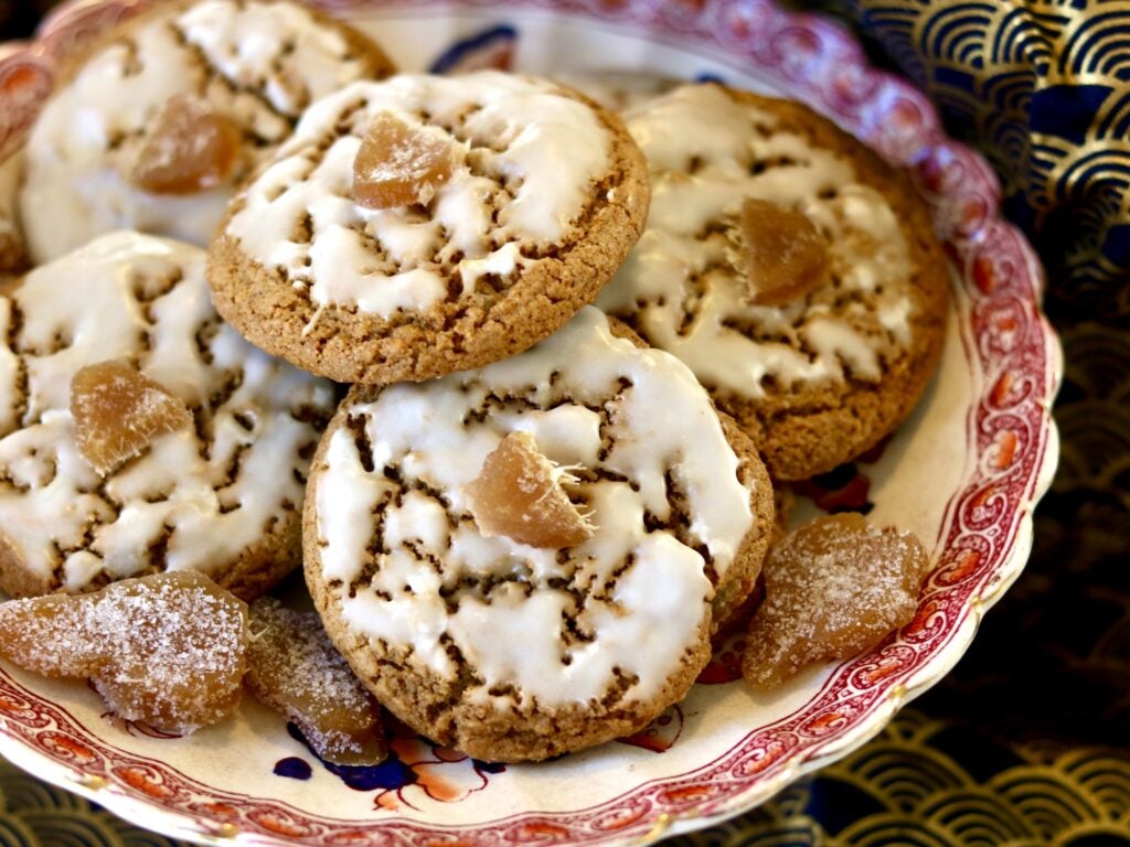Double Rye Ginger Cookies