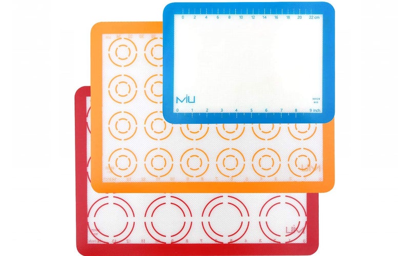 The Best for Macarons: Set of 3 Miu Macaron Silicone Baking Mats