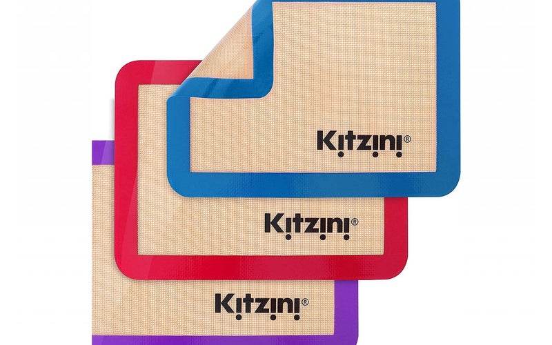 The Best Set: Kitzini BPA-Free Professional Grade Silicone Baking Mats (3-Piece Set)