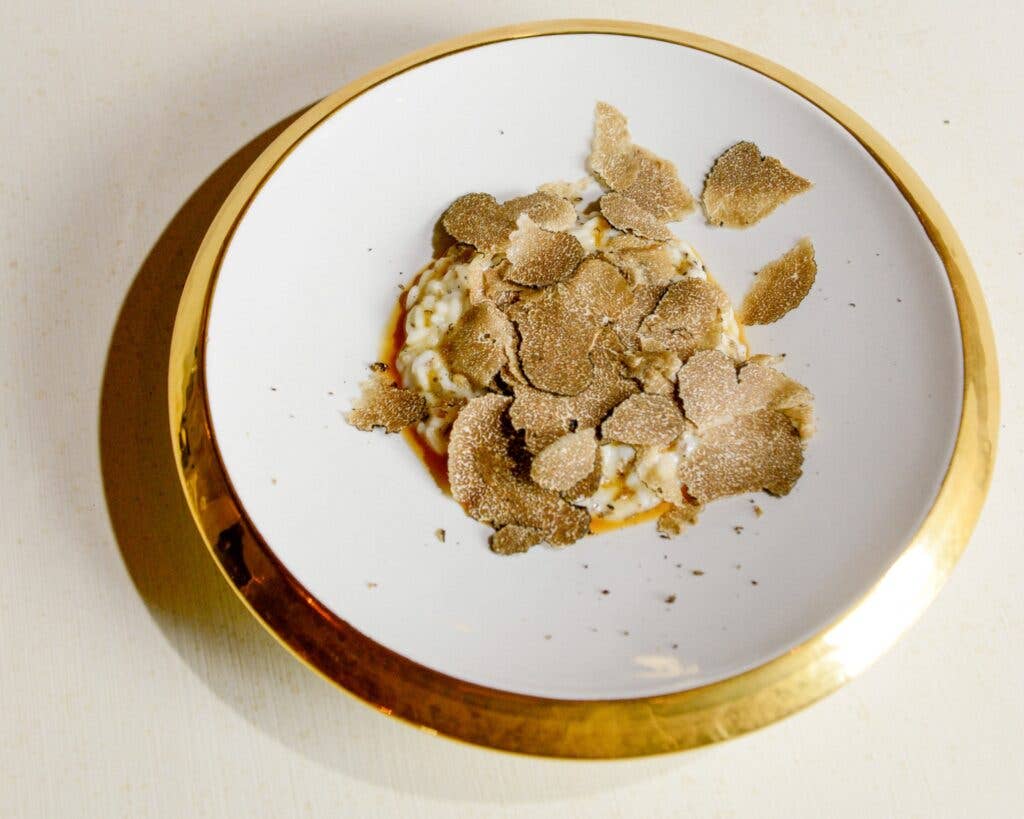 Truffle Risotto with Shaved Truffles