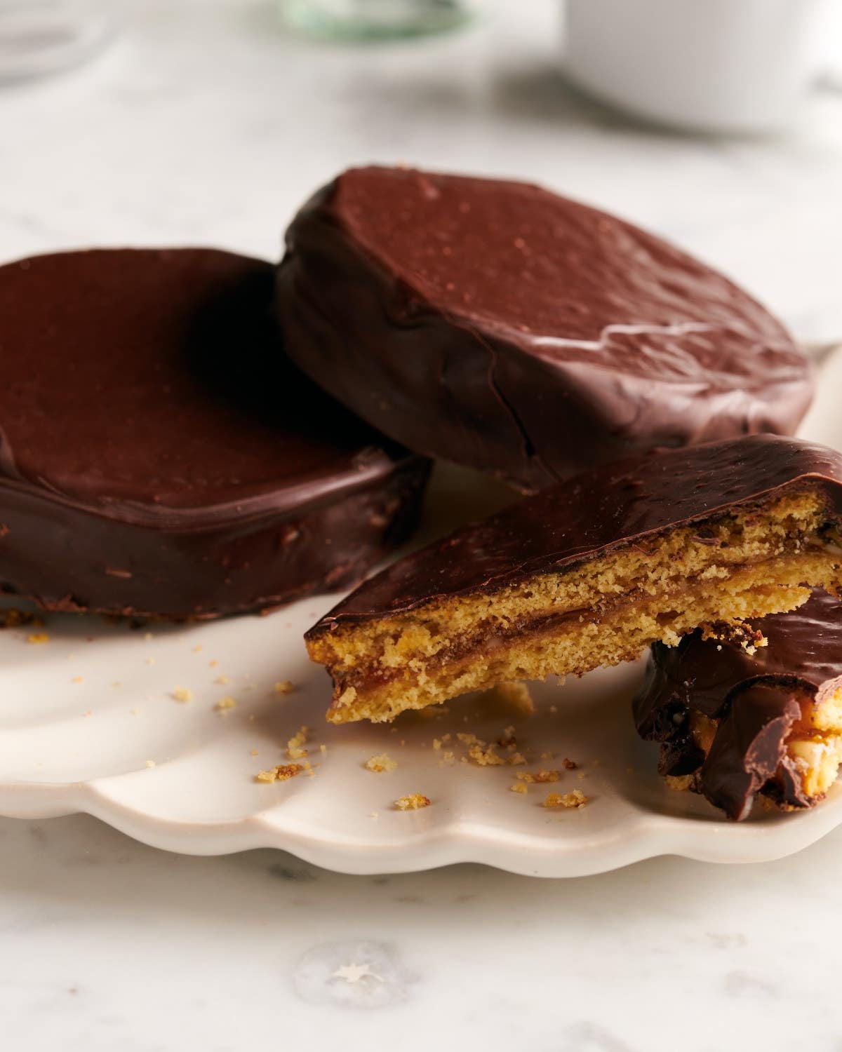 Orange Marmalade and Almond Alfajores Orange Marmalade Alfajores