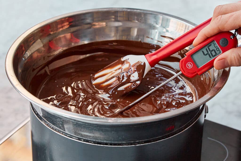 Melting Tempered Chocolate