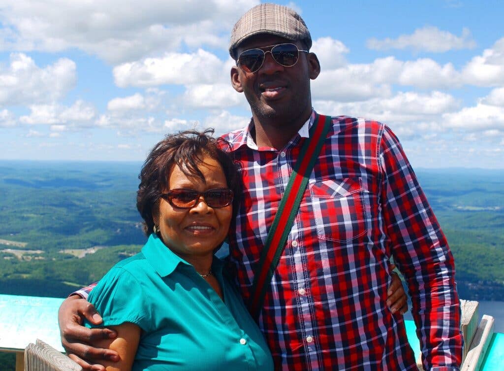 Vaughn Stafford Gray and Mom Portrait