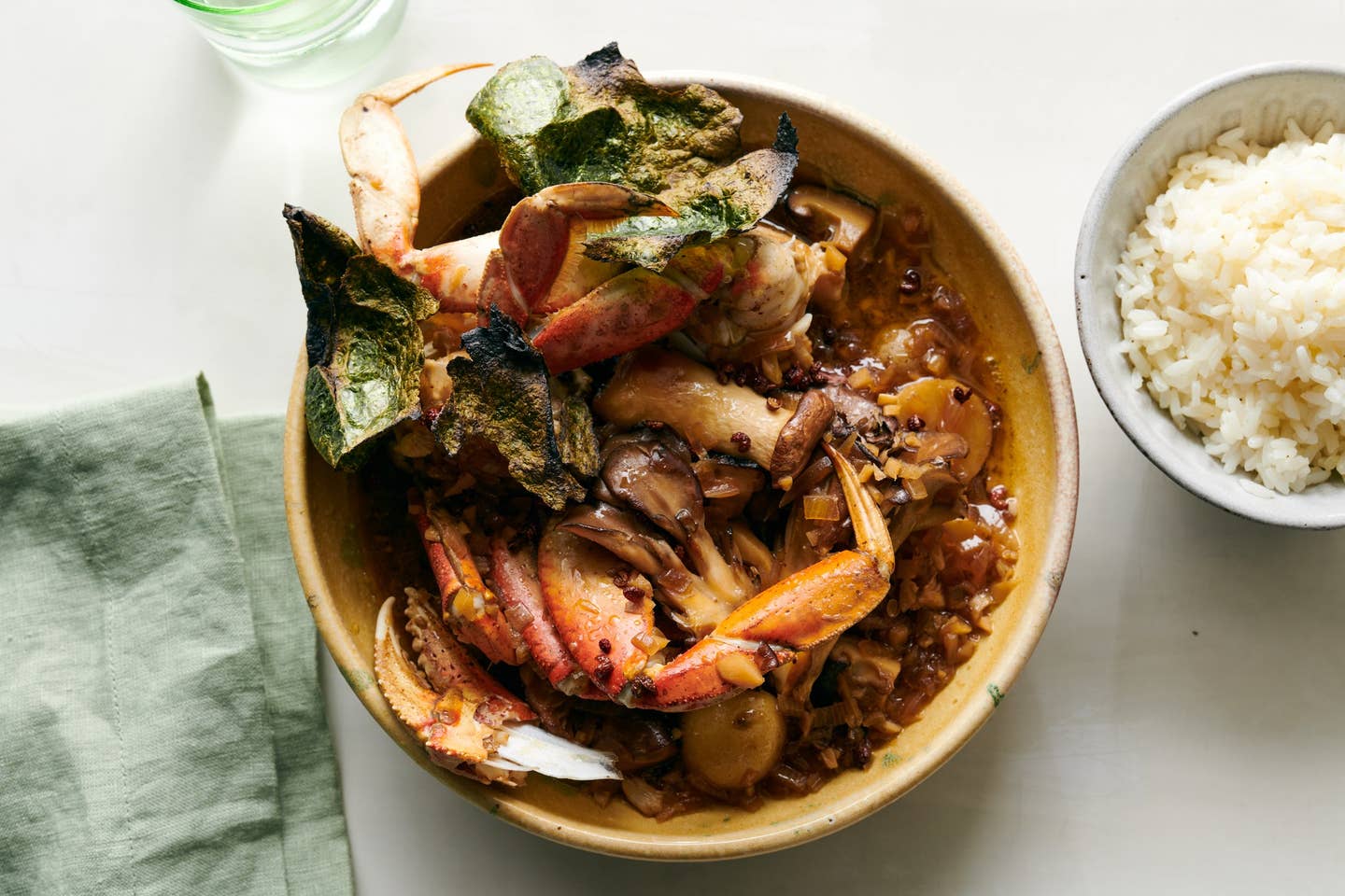 Dungeness Crab Wild Mushroom Stew Recipe