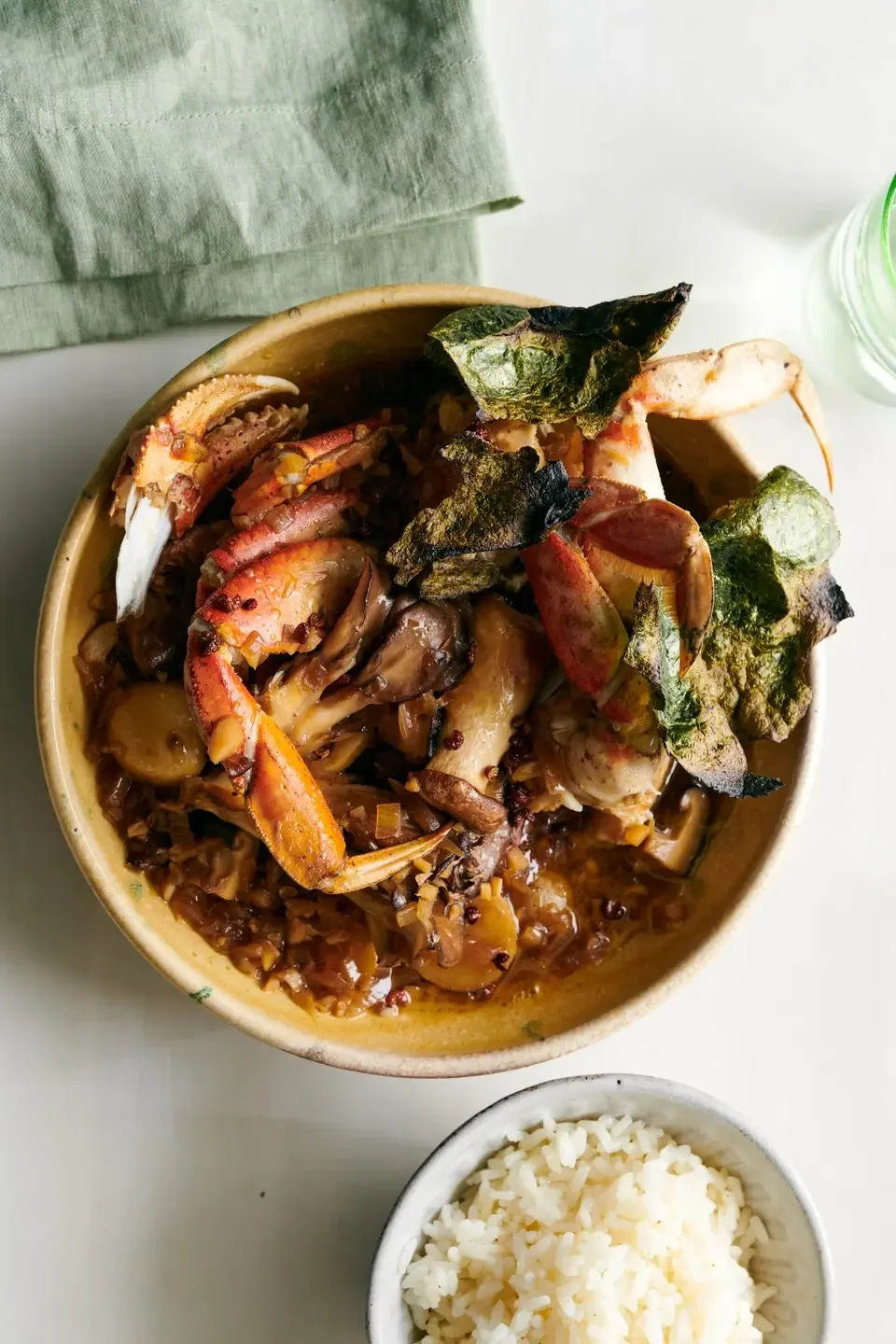 Dungeness Crab Wild Mushroom Stew Recipe