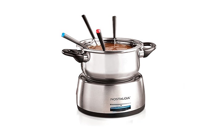 Best Fondue Pots Value Nostalgia Stainless Steel Saveur