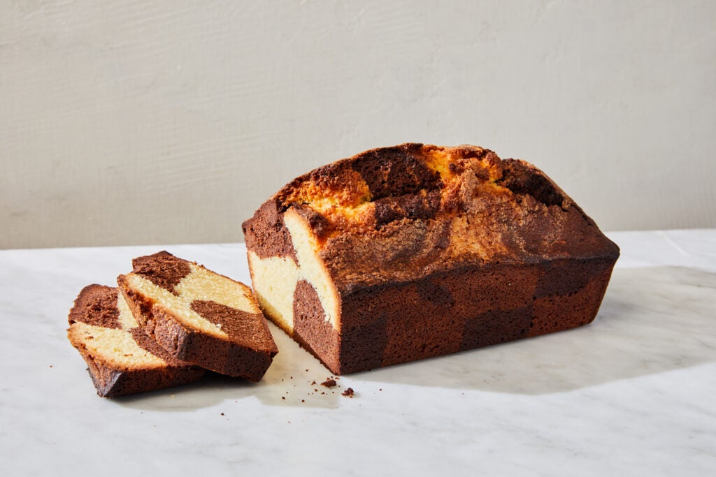 Marble Orange Chocolate Pound Cake Recipe Photo