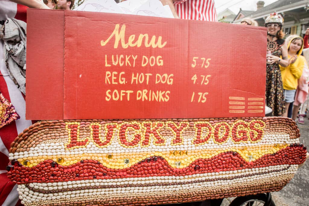 Red Beans New Orleans Lucky Dogs Menu