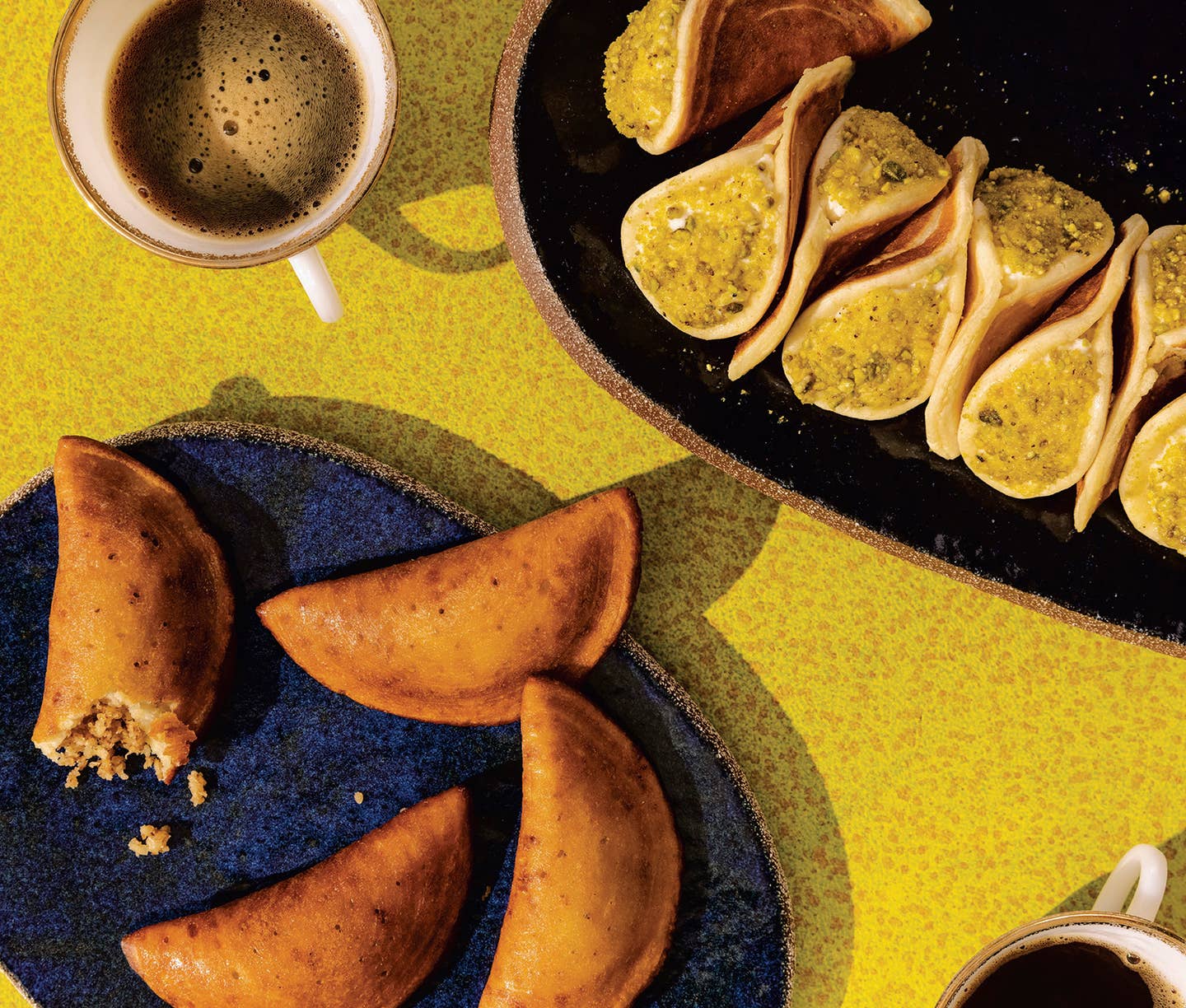 Atayef (Walnut- or Clotted Cream-Filled Pancakes) Atayef (Walnut- or Clotted Cream-Filled Pancakes)