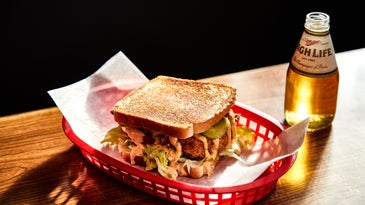 Dino's Nashville Hot Chicken Sandwich