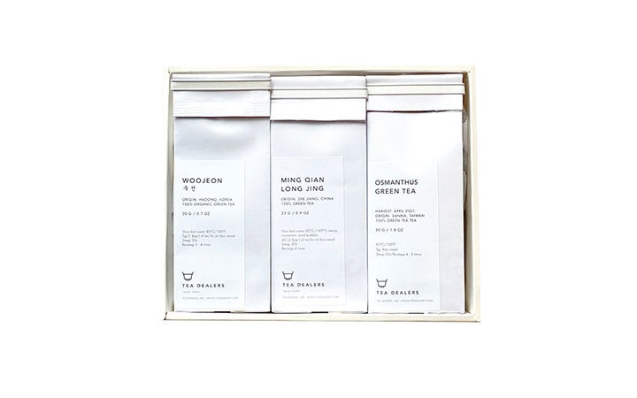 Best Green Teas Exploratory Set Tea Dealers Green Tea My Favorite Color Boxed Set Saveur