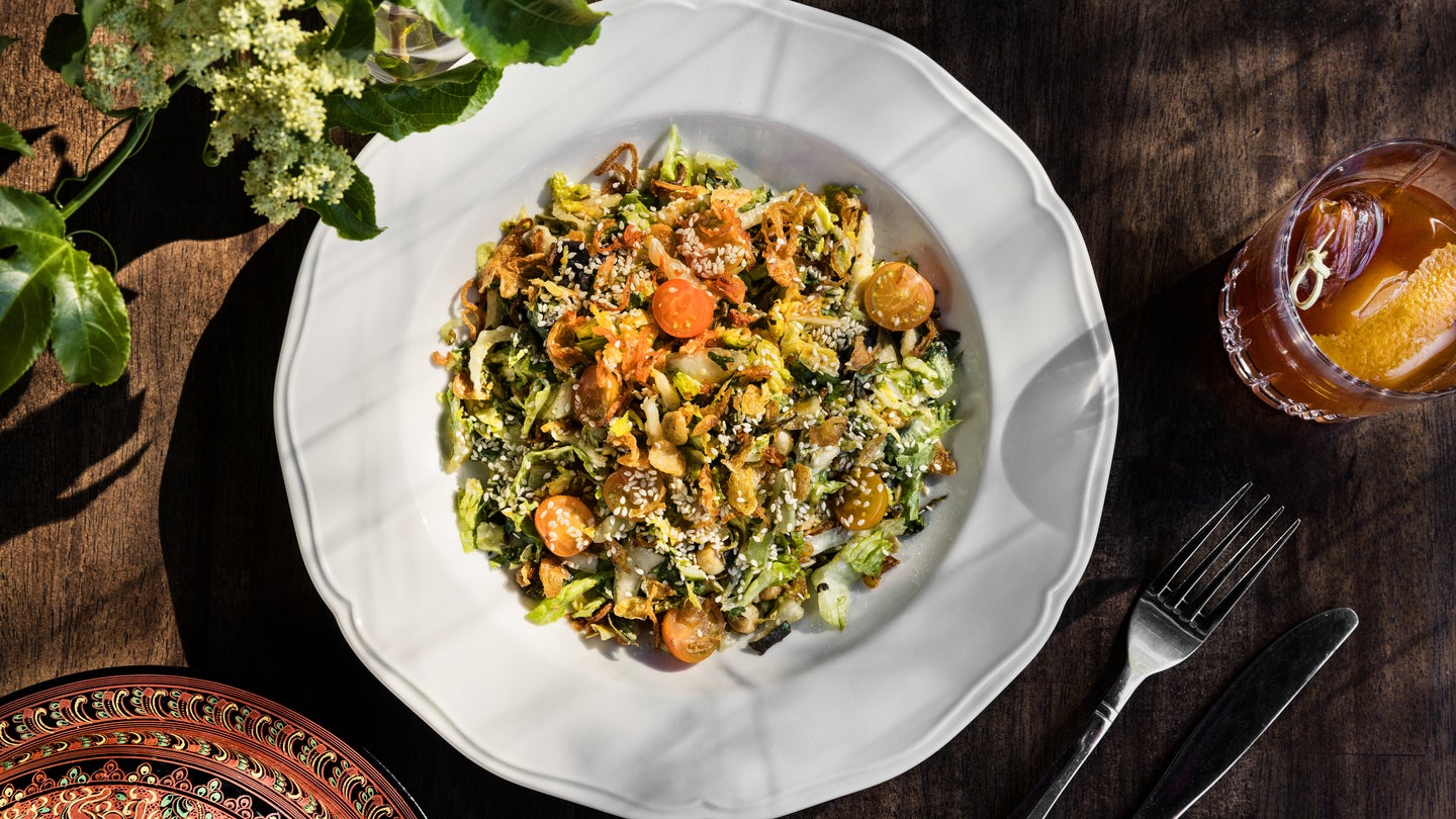 Burmese tea leaf salad
