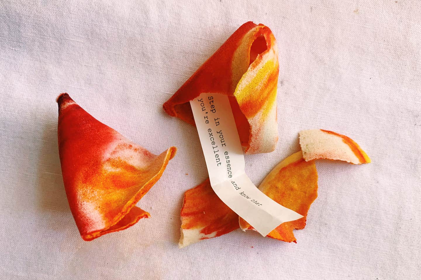 rainbow fortune cookies