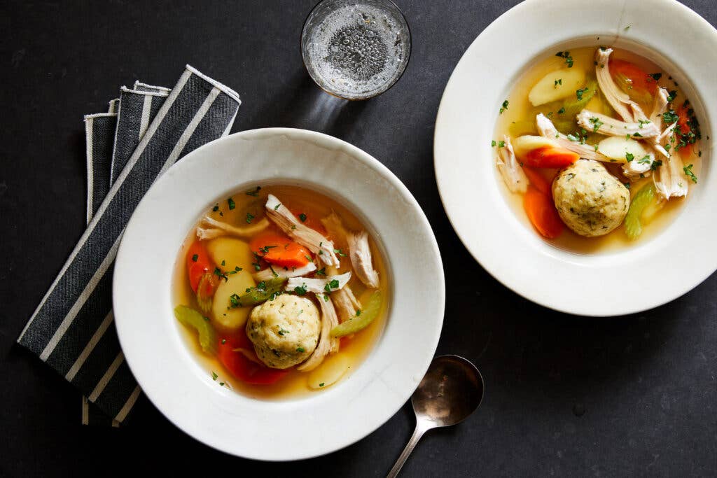 Edith's Matzo Ball Soup