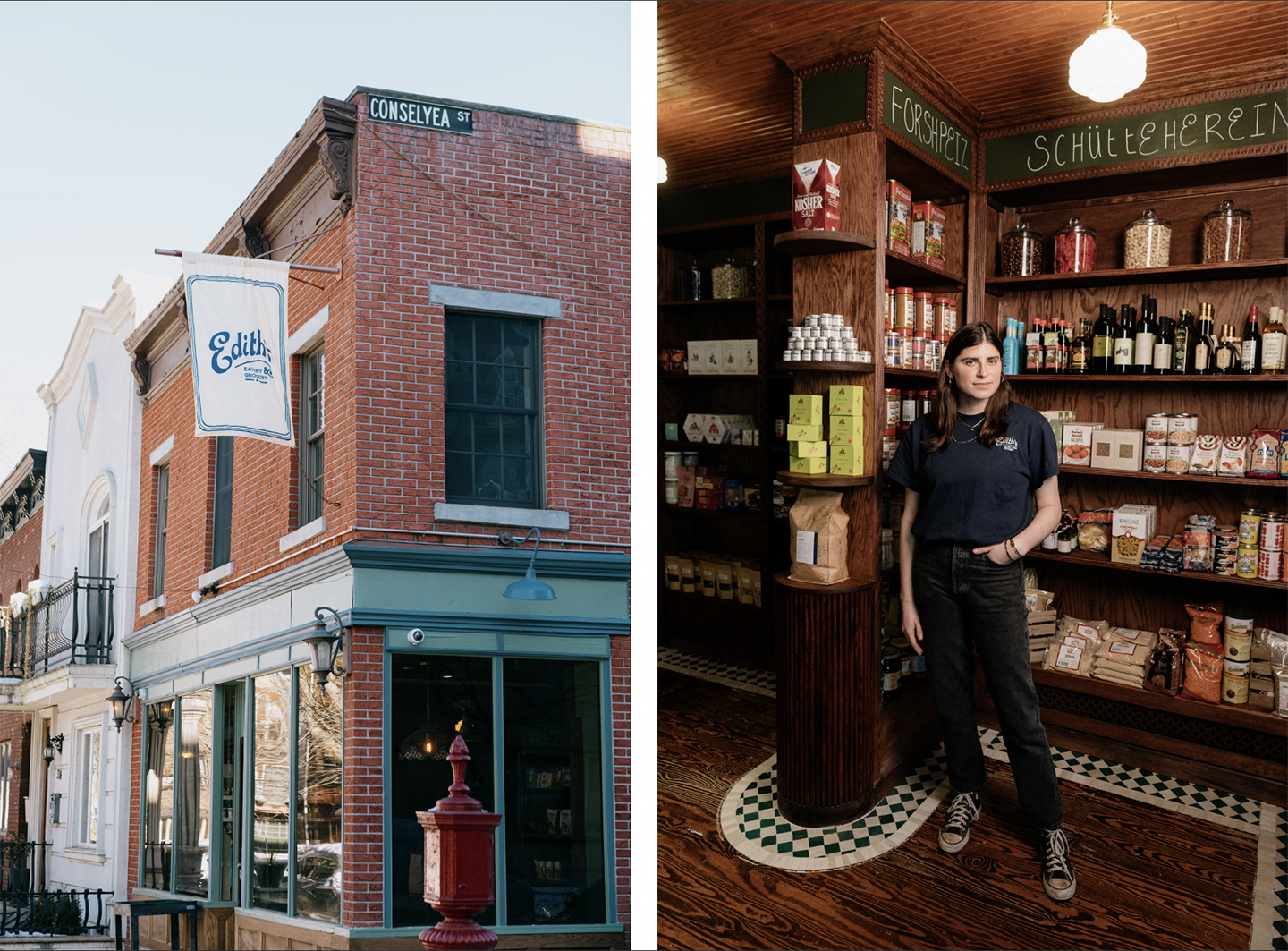 Edith's eatery in brooklyn and owner Elyssa Heller