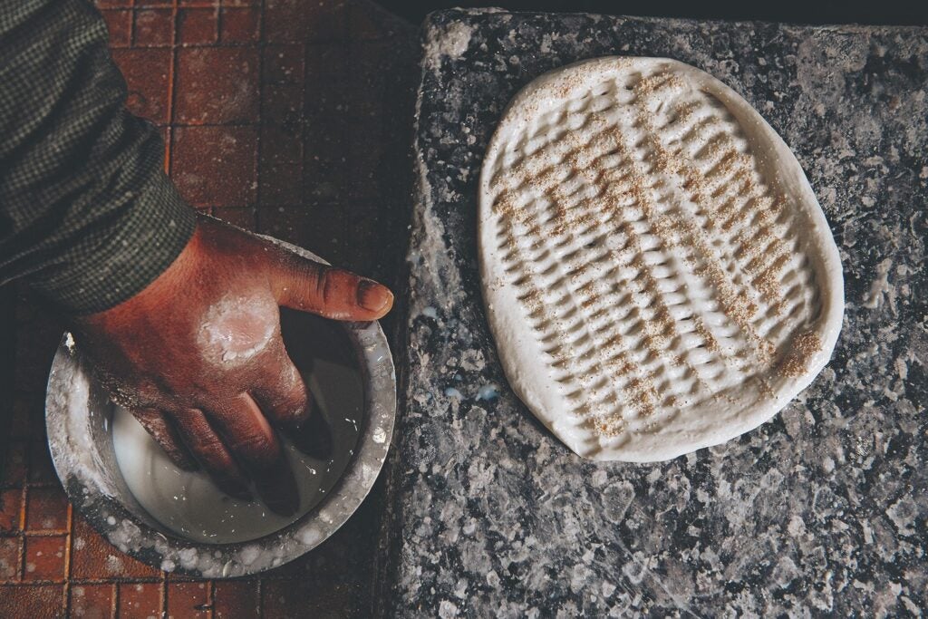 Making Kashmir Bread