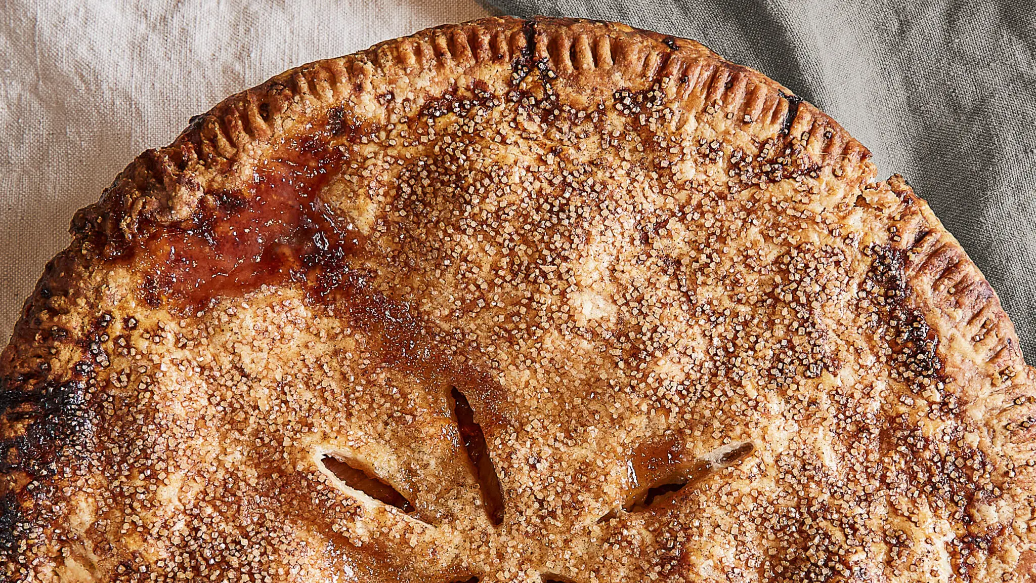 Grown-up Rhubarb Pie-image