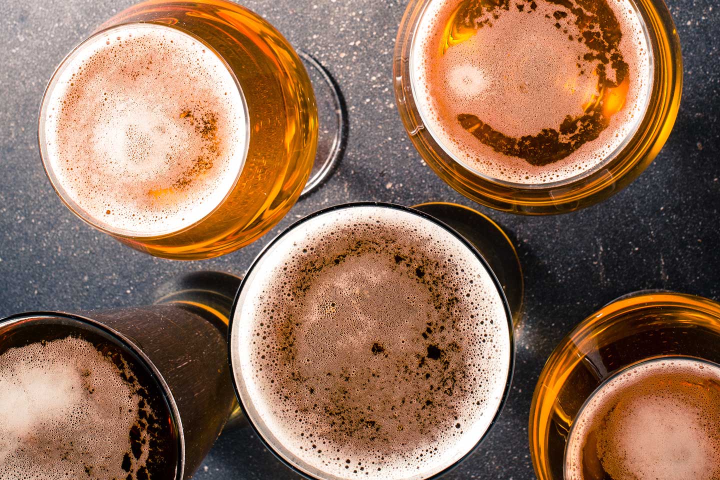 Beer glasses