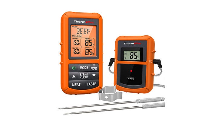 Best Grill Thermometers Multi-Probe: ThermoPro TP20 Wireless Meat Thermometer with Dual Meat Probe