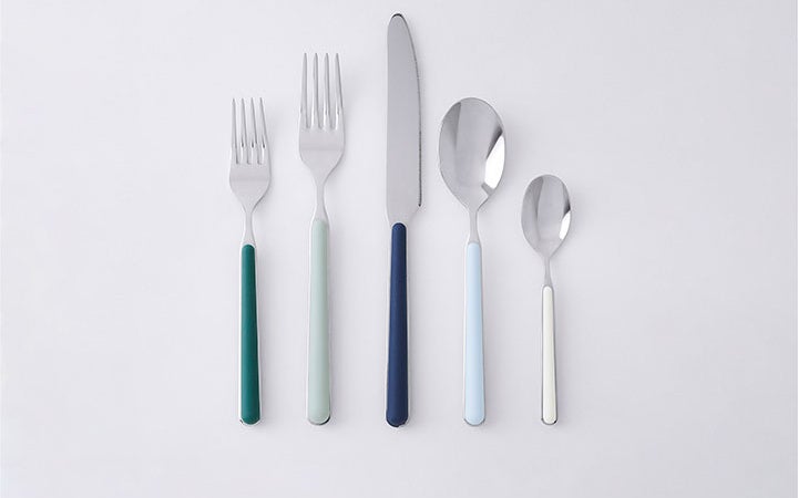 Best Flatware Sets for a Colorful Table: Mepra Italian Flatware, Fantasia Color Flatware Set