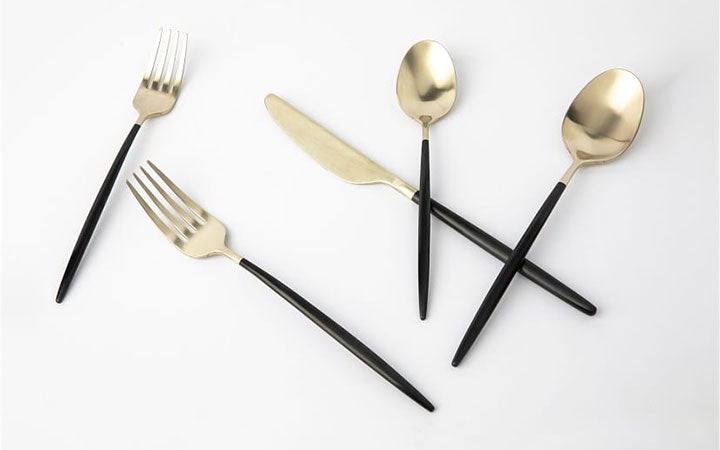 Best Flatware Sets Tapered: West Elm Gaze Satin Flatware Setting