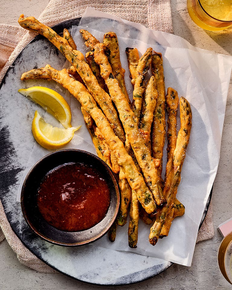 Asparagus Pakoras Asparagus Pakoras