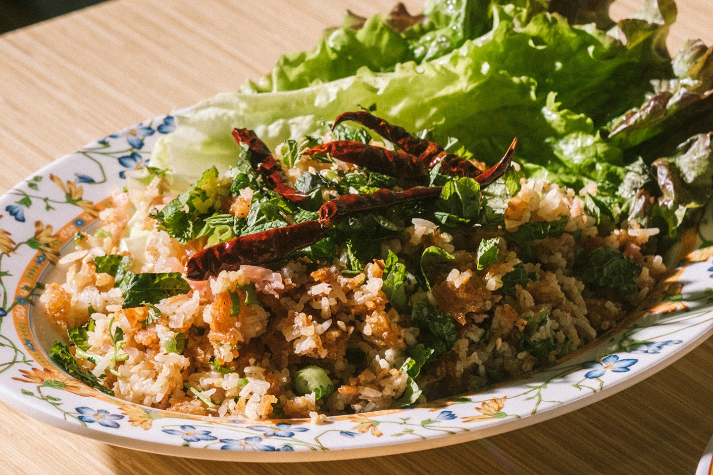 Nam Khao (Crispy Rice Salad) | Saveur-image