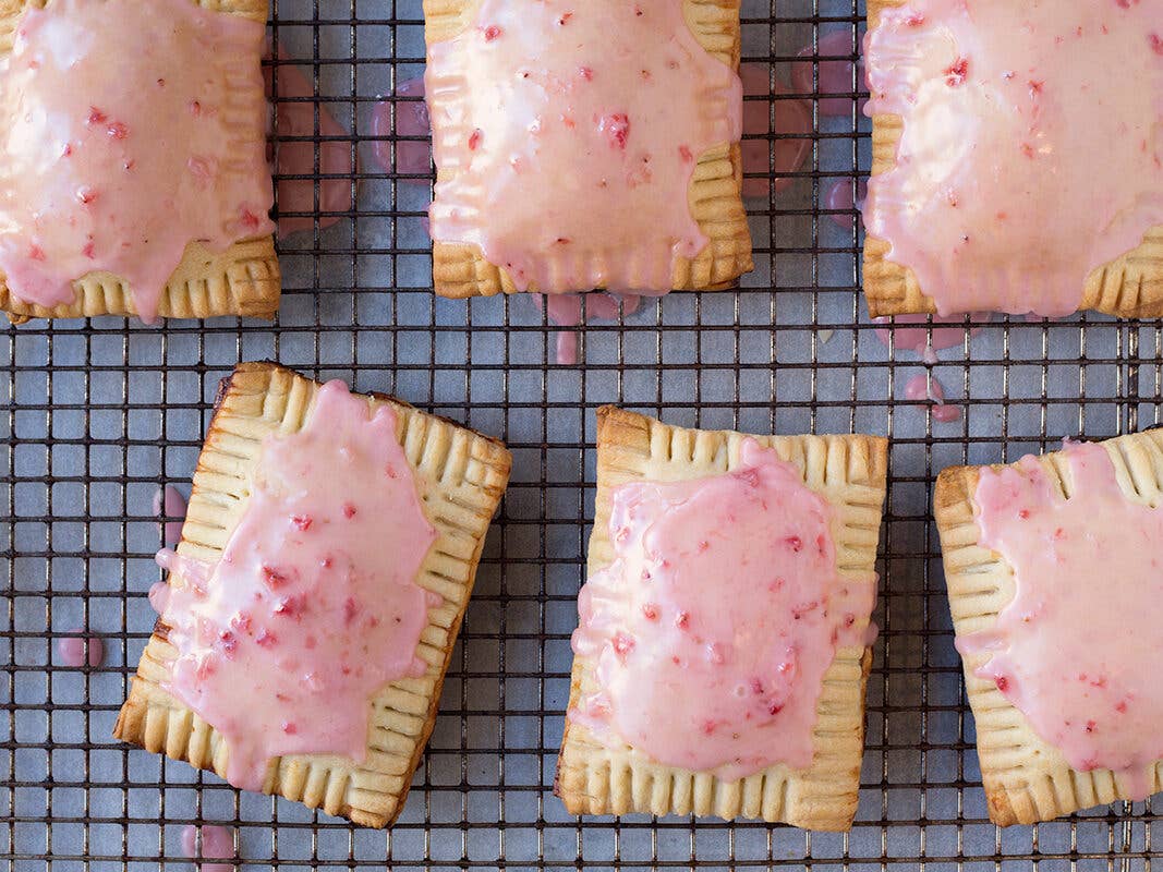 Goat Cheese and Strawberry Breakfast Tarts