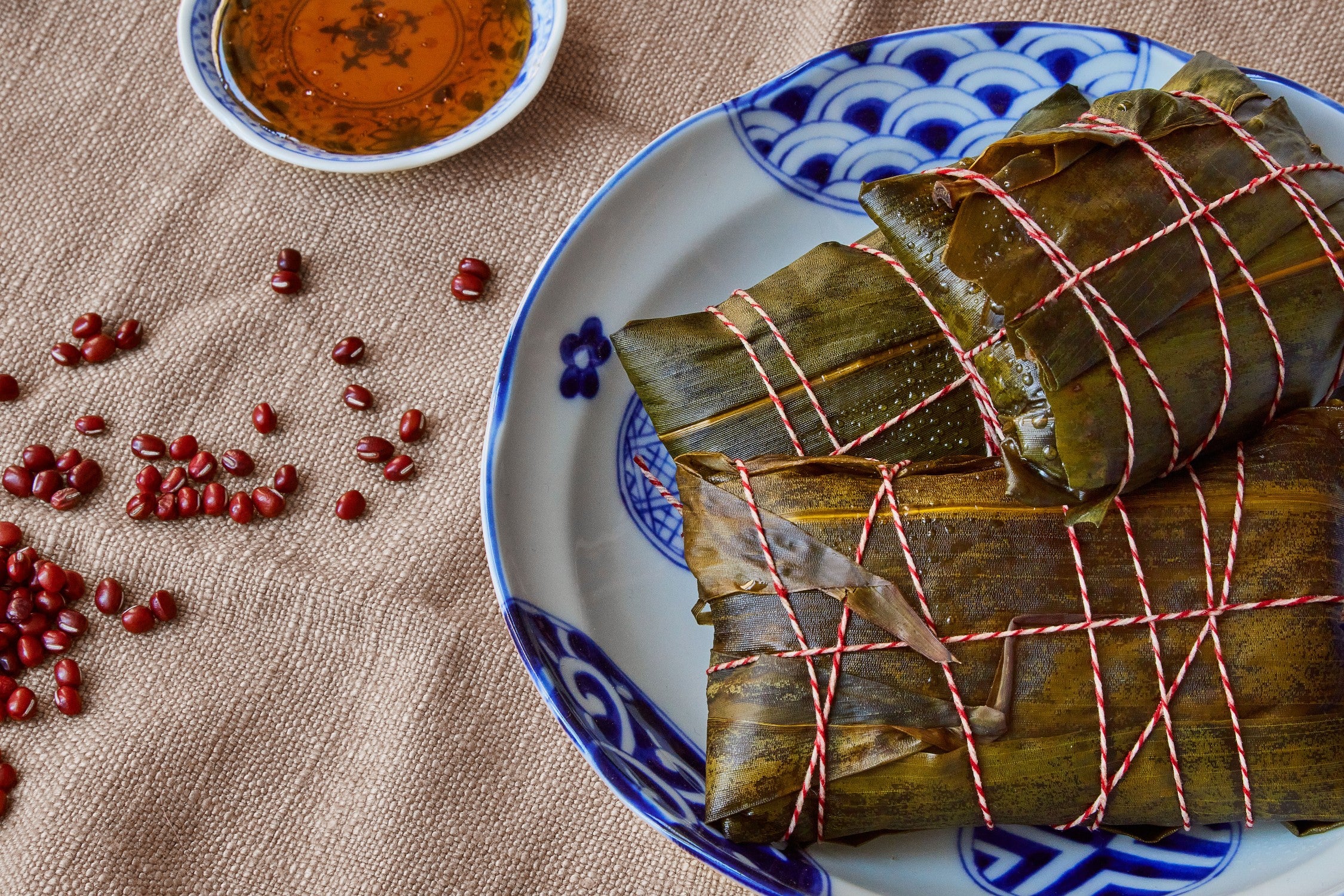 Sticky Rice Dumplings Zongzi Dragon Boat Festival Red Bean