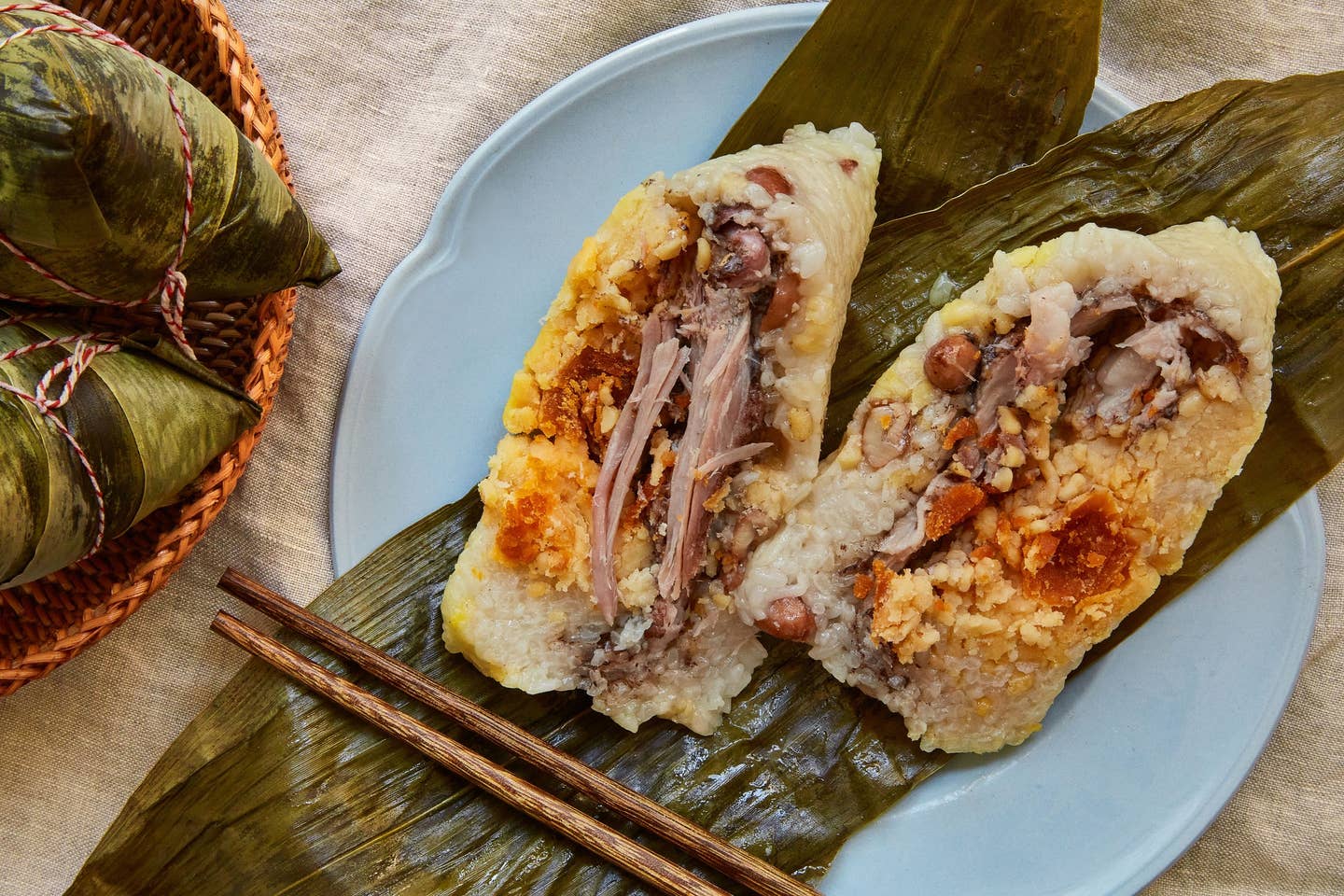 Sticky Rice Dumplings Zongzi Dragon Boat Festival Cantonese