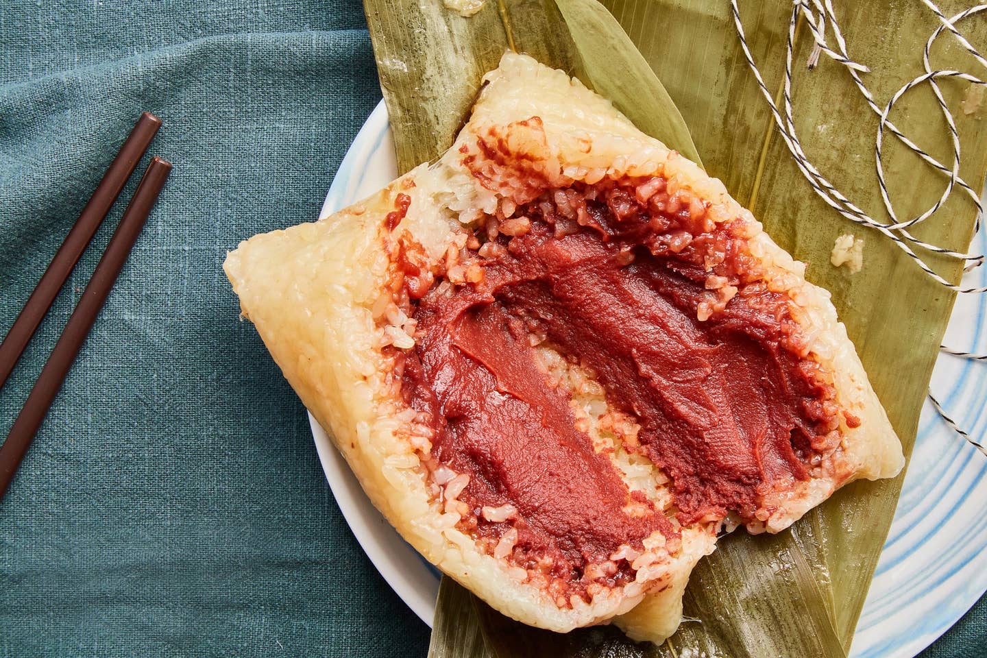 Sticky Rice Dumplings Zongzi Dragon Boat Festival Shanghai Red