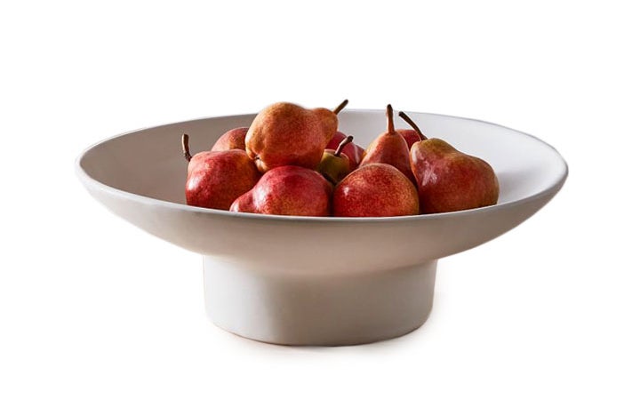 Best Fruit Bowls West Elm Pure Ceramic Footed Centerpiece Bowl