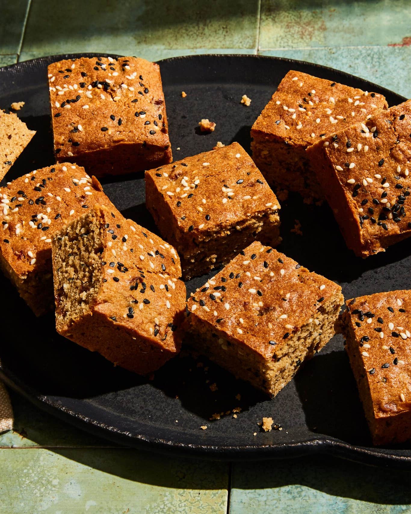 Sesame Blondies With Jujubes sesame blondies with jujube