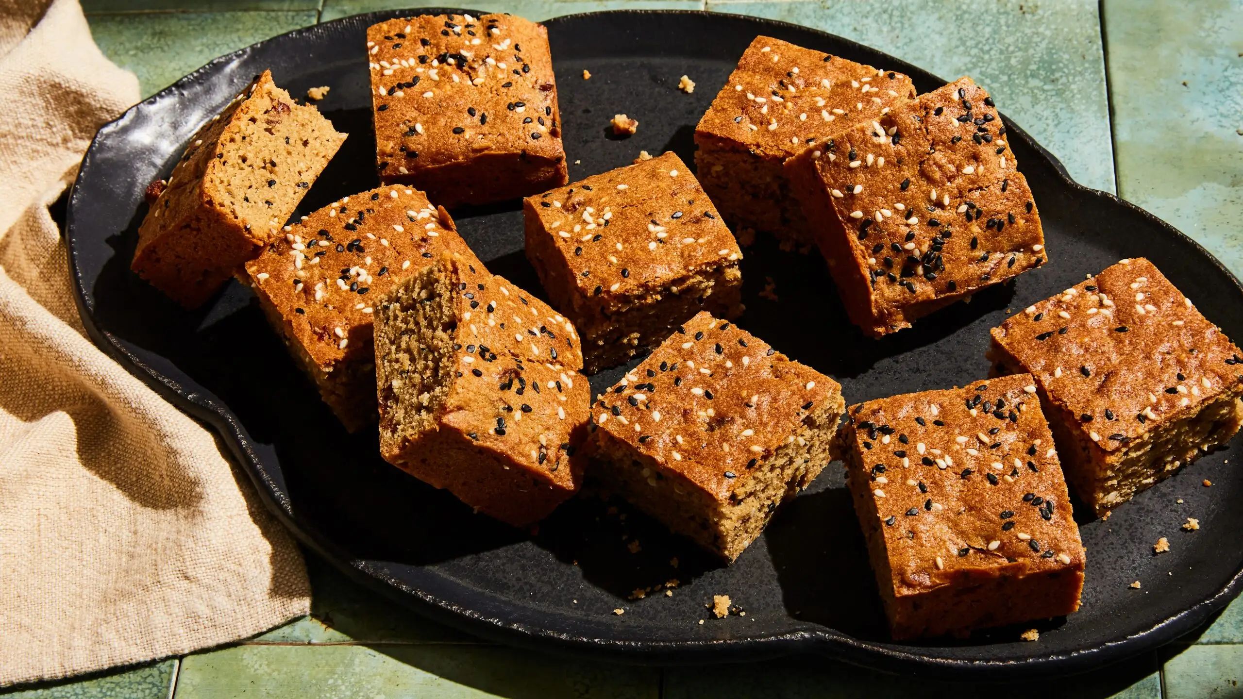 Sesame Blondies with Jujubes-image