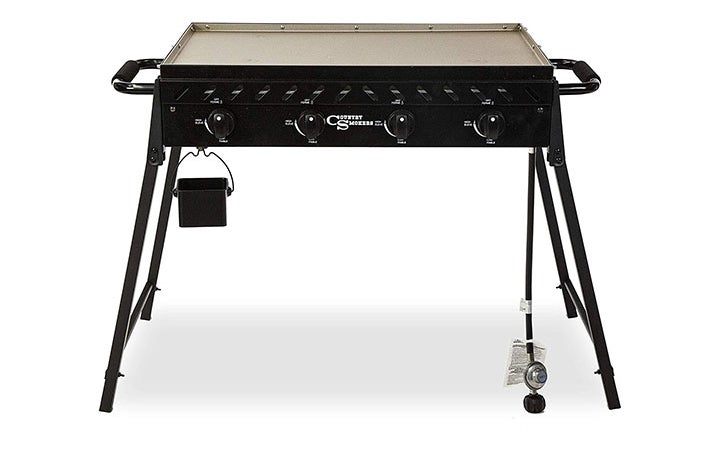 Best Flat Top Grills Country Smokers The Highland 4-Burner Portable Griddle