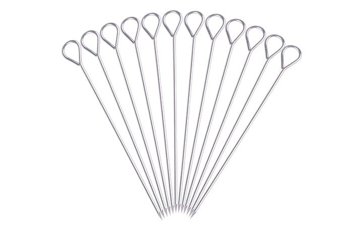 Best Skewers For Grilling Honshen 8-Inch Stainless Steel Skewers