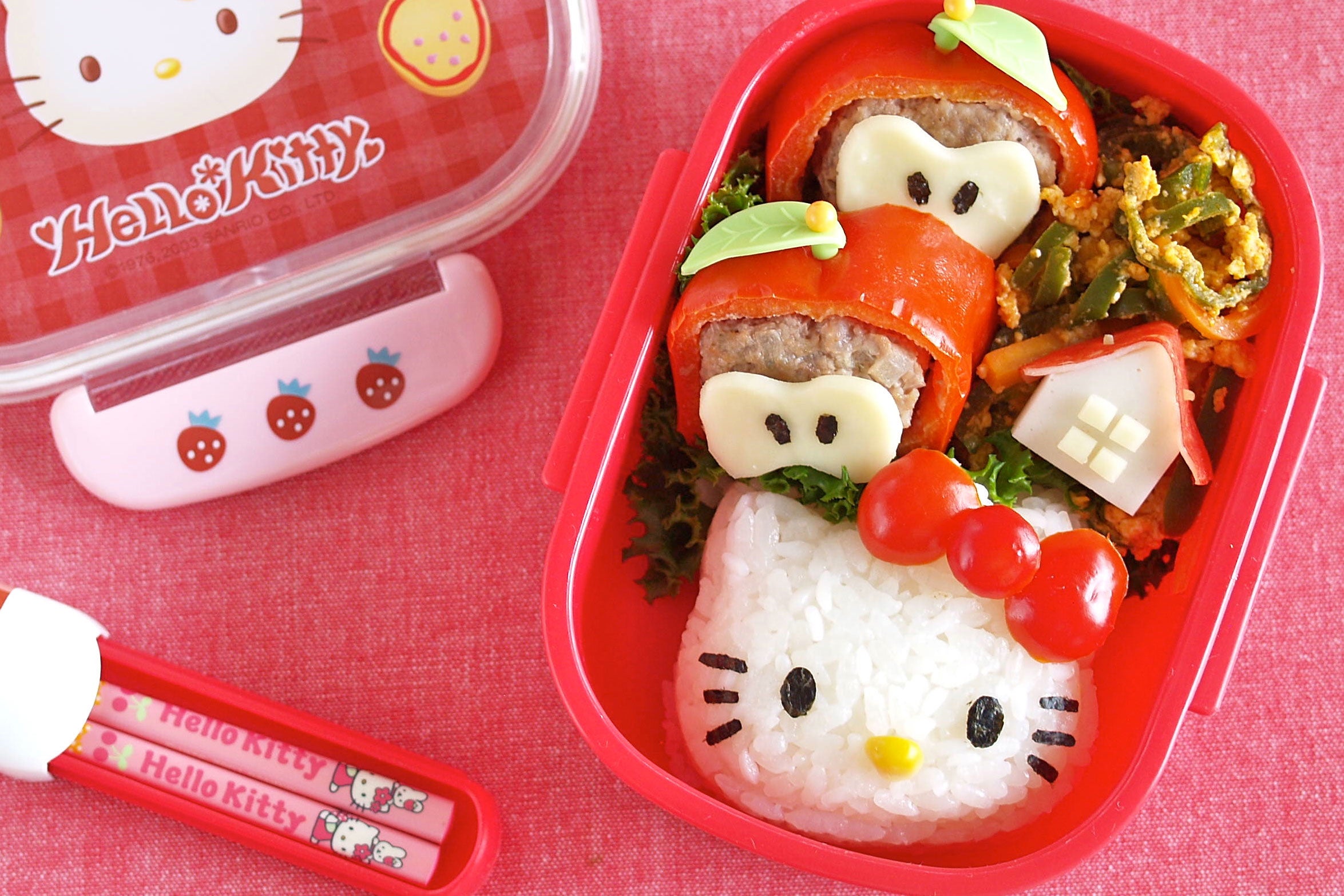 Hello Kitty Bento Lunch Idea