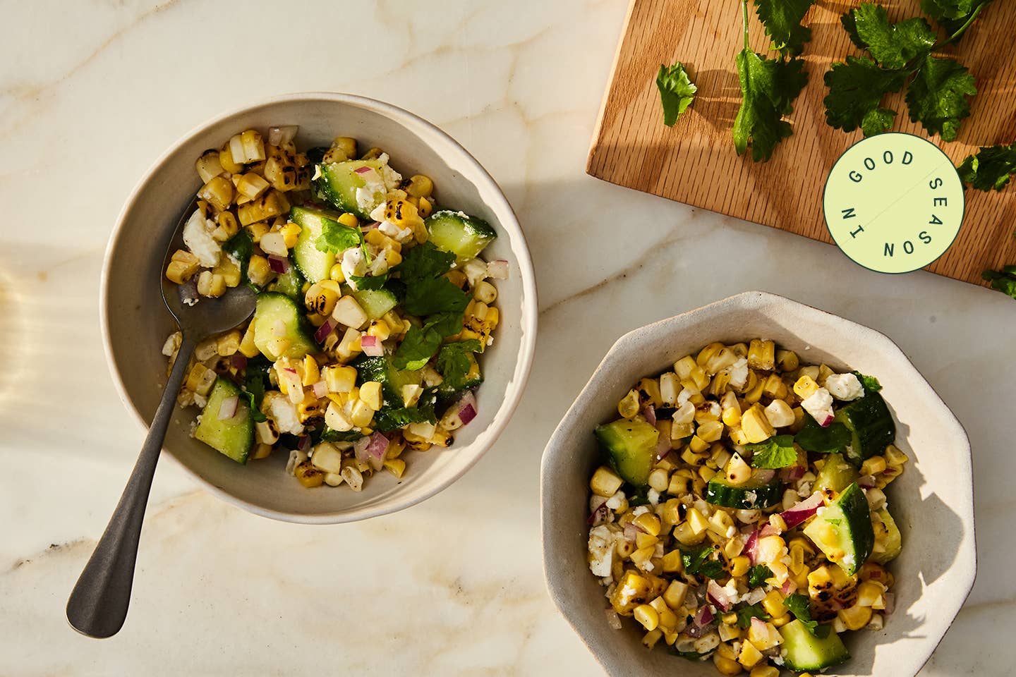 Grilled Corn Salad with Badge