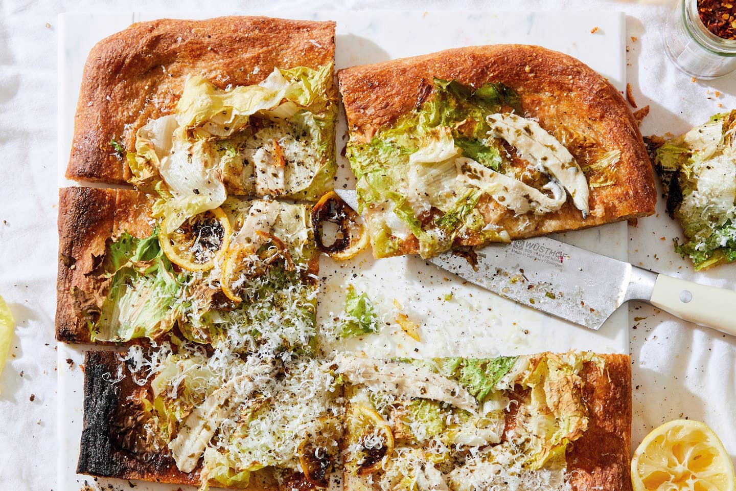 Caesar Salad Pizza Recipe