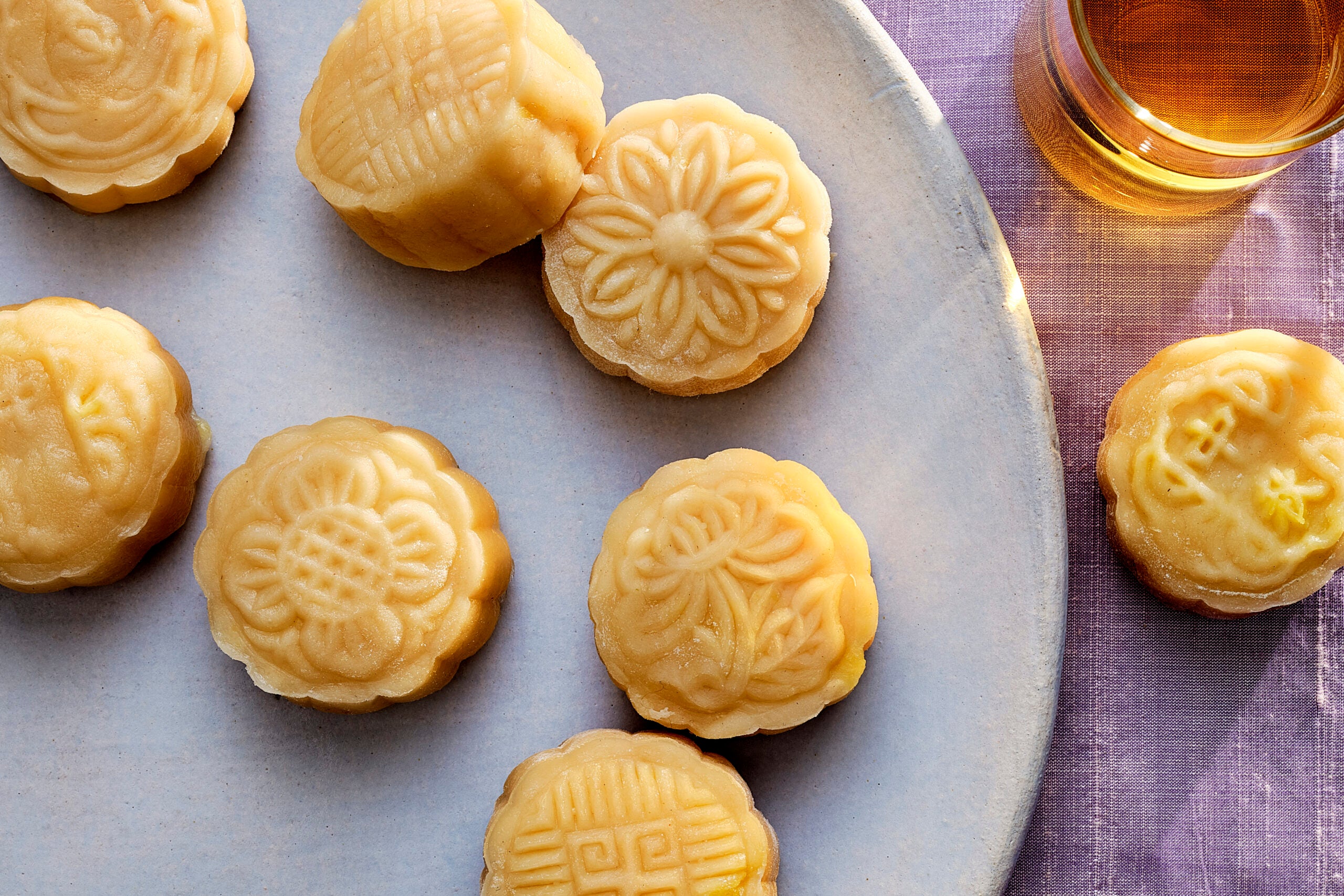 Blueberry Mooncakes for the Western Palate