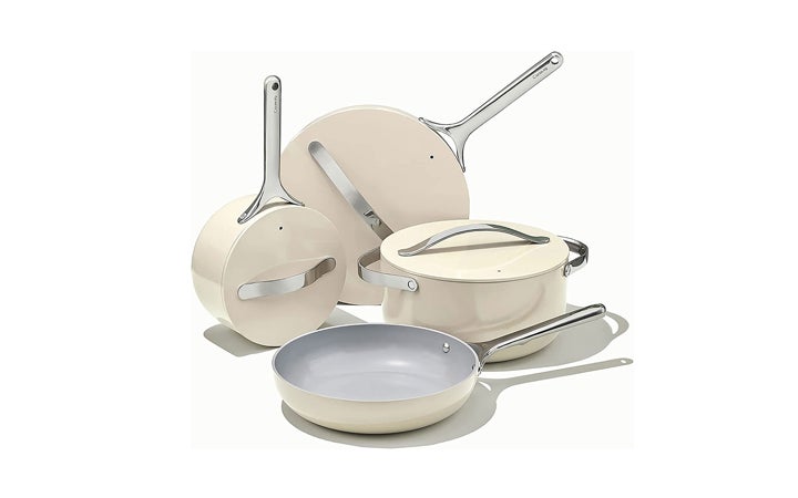 Best Cookware for Gas Stoves Caraway Nonstick 12-Piece Ceramic Cookware Set