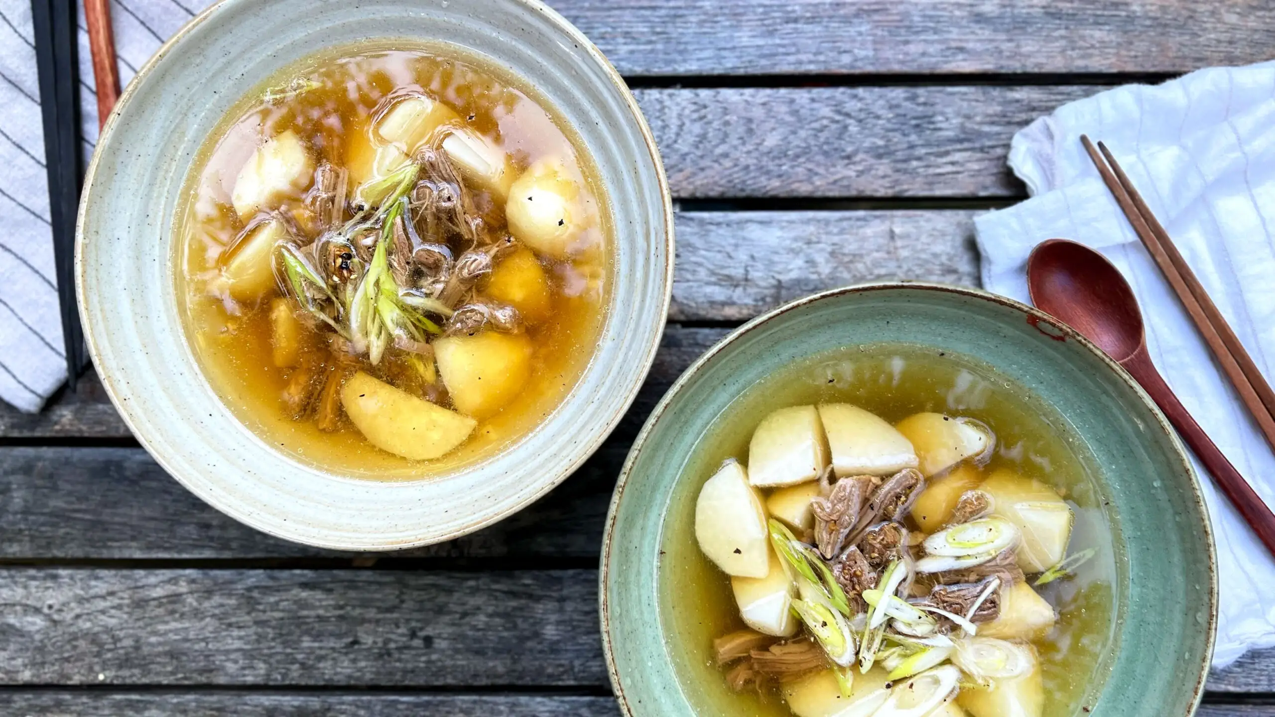 Toranguk (Korean Taro Soup)-image