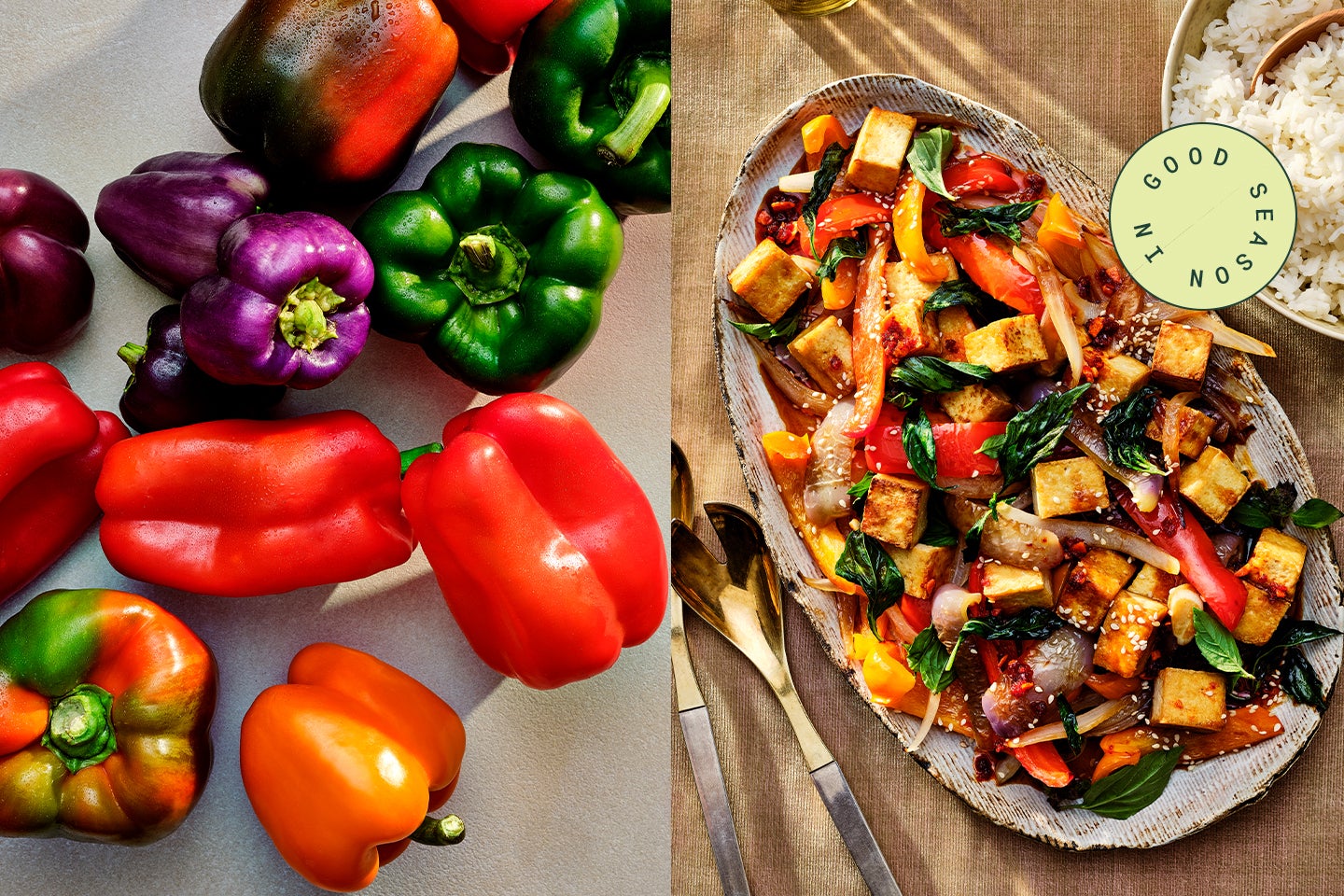 Bell Pepper Stir Fry with Tofu PECOIN